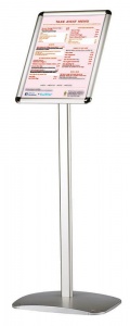 Free standing menu display poster stand